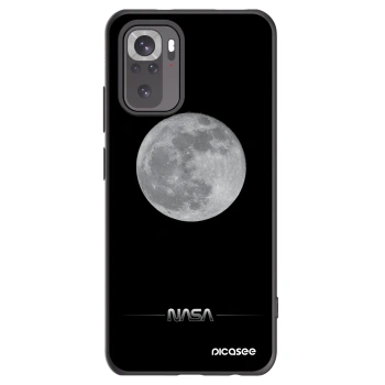 Picasee husă neagră din silicon pentru Xiaomi Redmi Note 10S - Moon Minimal