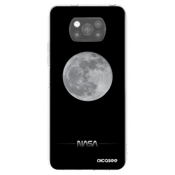 Picasee husă neagră din silicon pentru Xiaomi Poco X3 Pro - Moon Minimal