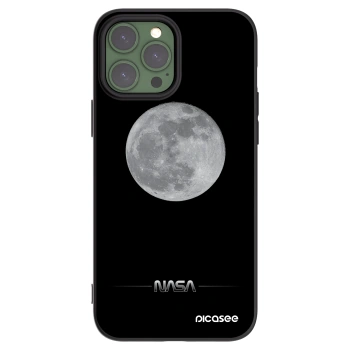 Picasee husă neagră din silicon pentru Apple iPhone 13 Pro Max - Moon Minimal