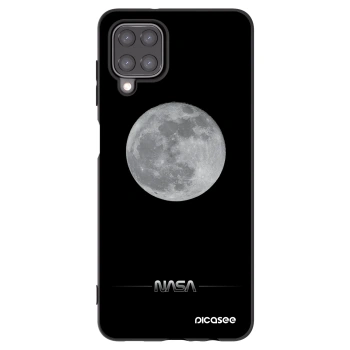 Picasee husă neagră din silicon pentru Samsung Galaxy M12 M127F - Moon Minimal