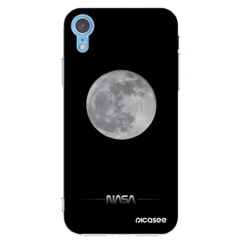 Picasee husă transparentă din silicon pentru Apple iPhone XR - Moon Minimal