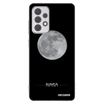 Picasee husă transparentă din silicon pentru Samsung Galaxy A52s 5G A528B - Moon Minimal