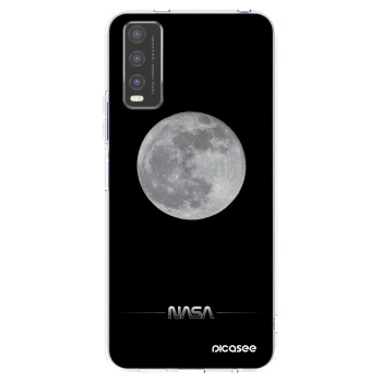 Picasee husă transparentă din silicon pentru Vivo Y20s - Moon Minimal