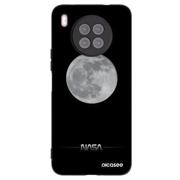 Picasee husă neagră din silicon pentru Huawei Nova 8i - Moon Minimal