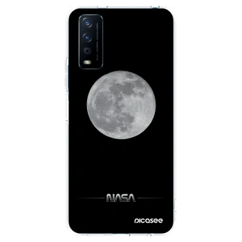 Picasee husă transparentă din silicon pentru Vivo Y11s - Moon Minimal