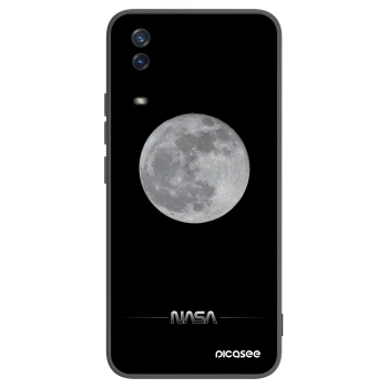 Picasee husă neagră din silicon pentru Vivo Y11s - Moon Minimal