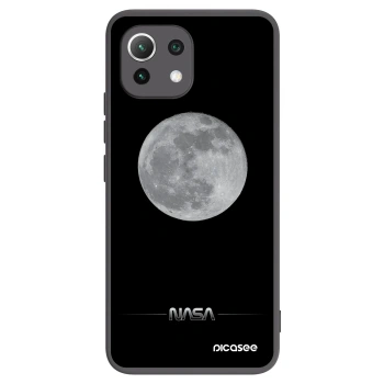 Picasee husă neagră din silicon pentru Xiaomi 11 Lite 5G NE - Moon Minimal