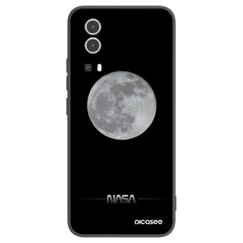 Picasee husă neagră din silicon pentru Vivo Y72 5G - Moon Minimal