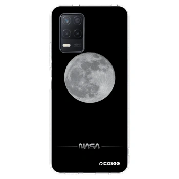 Picasee husă transparentă din silicon pentru Realme 8 5G - Moon Minimal