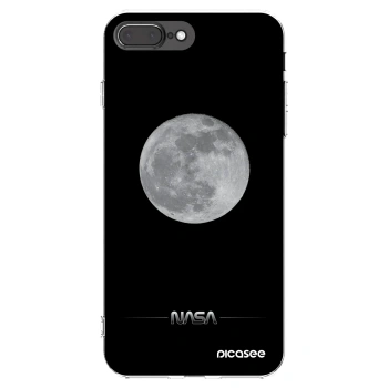 Picasee husă transparentă din silicon pentru Apple iPhone 7 Plus - Moon Minimal