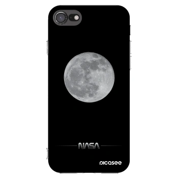 Picasee husă transparentă din silicon pentru Apple iPhone SE 2022 - Moon Minimal