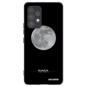 Picasee husă neagră din silicon pentru Samsung Galaxy A53 5G A536 - Moon Minimal