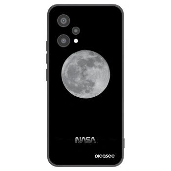 Picasee husă neagră din silicon pentru Realme 9 Pro 5G - Moon Minimal