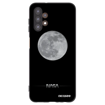 Picasee husă neagră din silicon pentru Samsung Galaxy A13 4G A135 - Moon Minimal