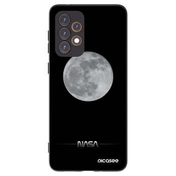Picasee husă neagră din silicon pentru Samsung Galaxy A33 5G A336 - Moon Minimal