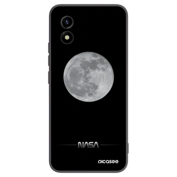 Picasee husă neagră din silicon pentru Vivo Y01 - Moon Minimal