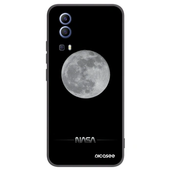 Picasee husă neagră din silicon pentru Vivo Y52 5G - Moon Minimal