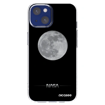 Picasee husă transparentă din silicon pentru Apple iPhone 14 - Moon Minimal