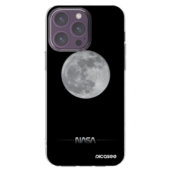 Picasee husă transparentă din silicon pentru Apple iPhone 14 Pro Max - Moon Minimal