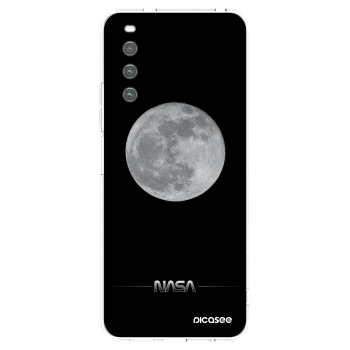 Picasee husă transparentă din silicon pentru Sony Xperia 10 IV 5G - Moon Minimal