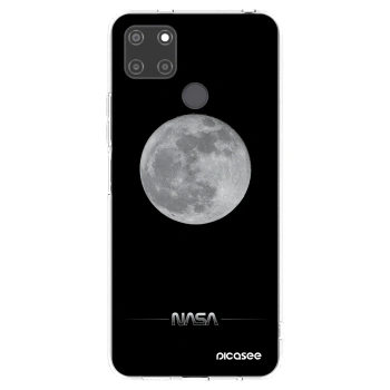Picasee husă transparentă din silicon pentru Realme C21Y - Moon Minimal