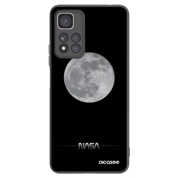 Picasee husă neagră din silicon pentru Xiaomi Redmi Note 11 Pro+ 5G - Moon Minimal