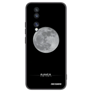 Picasee husă neagră din silicon pentru Honor 70 - Moon Minimal