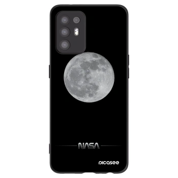 Picasee husă neagră din silicon pentru OPPO A94 5G - Moon Minimal