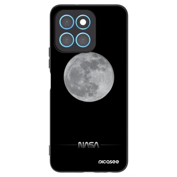 Picasee husă neagră din silicon pentru Honor X6 - Moon Minimal