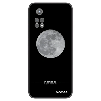 Picasee husă neagră din silicon pentru Xiaomi Redmi Note 11S 5G - Moon Minimal