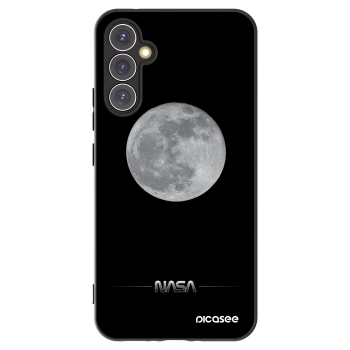 Picasee husă neagră din silicon pentru Samsung Galaxy A34 5G A346B - Moon Minimal