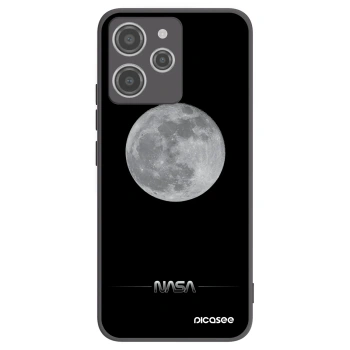 Picasee husă neagră din silicon pentru Xiaomi Redmi 12 4G - Moon Minimal