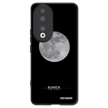 Picasee husă neagră din silicon pentru Honor 90 5G - Moon Minimal