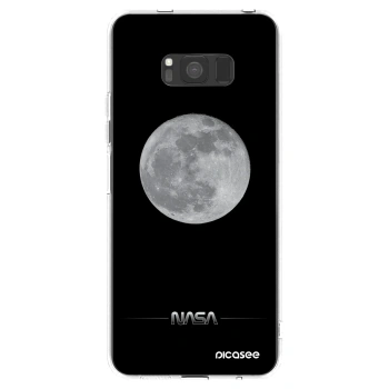 Picasee husă transparentă din silicon pentru Samsung Galaxy S8 G950F - Moon Minimal