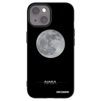 Picasee husă neagră din silicon pentru Apple iPhone 15 - Moon Minimal