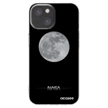 Picasee husă transparentă din silicon pentru Apple iPhone 15 - Moon Minimal