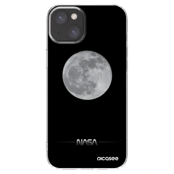 Picasee husă transparentă din silicon pentru Apple iPhone 15 Plus - Moon Minimal