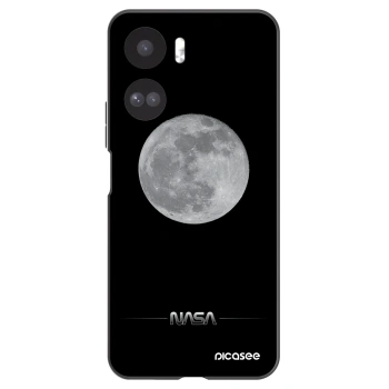 Picasee husă neagră din silicon pentru Honor 90 Lite 5G - Moon Minimal