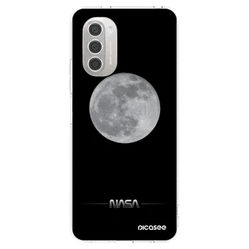 Picasee husă transparentă din silicon pentru Motorola Moto G51 - Moon Minimal