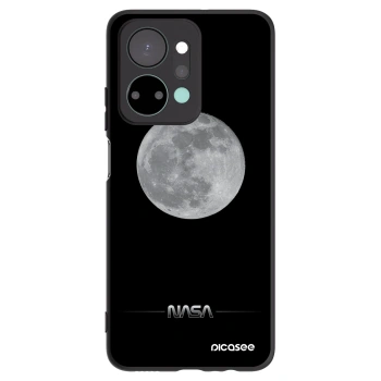 Picasee husă neagră din silicon pentru Honor X7a - Moon Minimal