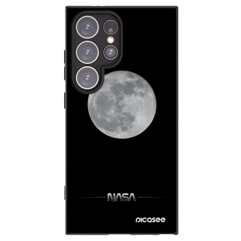 Picasee husă neagră din silicon pentru Samsung Galaxy S24 Ultra S928B 5G - Moon Minimal