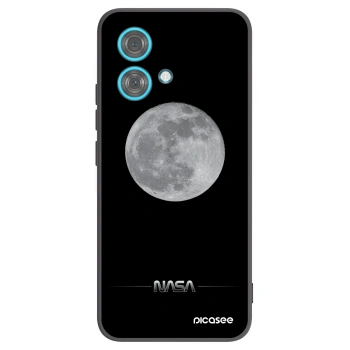 Picasee husă neagră din silicon pentru Motorola Edge 40 Neo - Moon Minimal