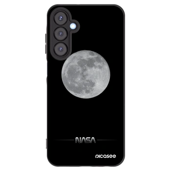 Picasee husă neagră din silicon pentru Samsung Galaxy A25 A256B 5G - Moon Minimal