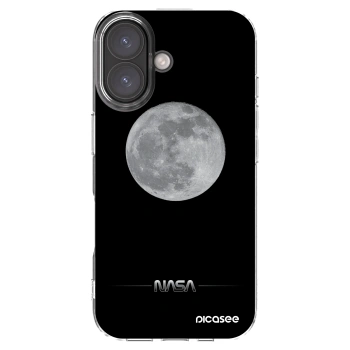 Picasee husă transparentă din silicon pentru Apple iPhone 16 - Moon Minimal