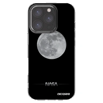 Picasee husă transparentă din silicon pentru Apple iPhone 16 Pro - Moon Minimal