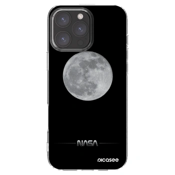 Picasee husă transparentă din silicon pentru Apple iPhone 16 Pro Max - Moon Minimal
