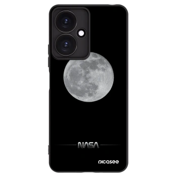 Picasee husă neagră din silicon pentru Xiaomi Redmi 13C 5G - Moon Minimal