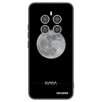 Picasee husă neagră din silicon pentru Realme 12 Pro 5G - Moon Minimal