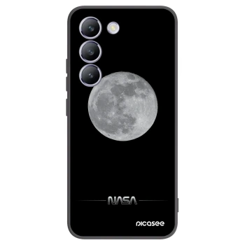 Picasee husă neagră din silicon pentru Vivo V40 SE 5G - Moon Minimal