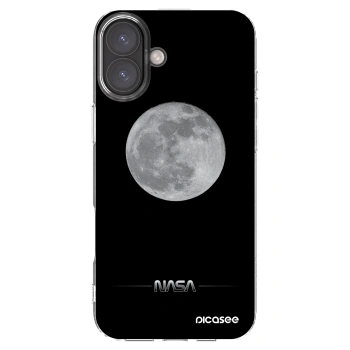 Picasee husă transparentă din silicon pentru Apple iPhone 16 Plus - Moon Minimal